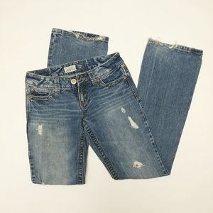 Aeropostale Juniors Hailey Skinny Flare Jeans
